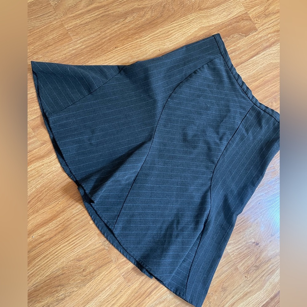 Pinstripe skirt